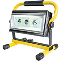Los mejores  - Foco LED Bateria Recargable Portátil 80W- Luz de Trabajo de 300~3000LM- 6 Modos- Banco de energía incorporado- 360…